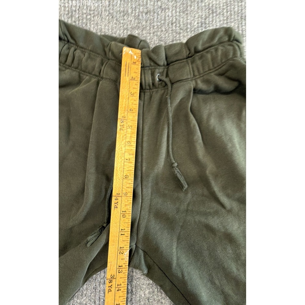 Nike‎ Olive Green Sportswear Modern High Waist Fleece Open Hem Sweatpants - S - Picture 7 of 9